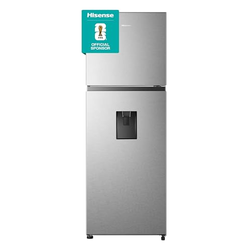 La Mejor Recopilación de Refrigerador Lg 9 Pies los mejores 10. 45 Hisense RT11N6WCX-Refrigerador Top mount, 11 pies cúbicos con Dispensador de Agua, No Frost, Control Electrónico, hacer hielo, 60x65x170cm(AnchoxLargoxAlto), Gris