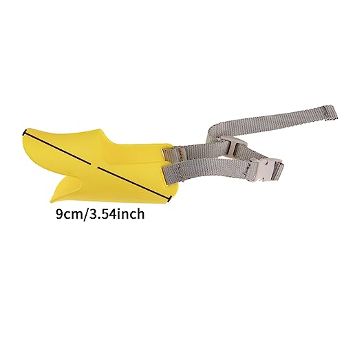 Xiaokeis Capas para boca de cachorro em formato de boca de pato anti-mordida, capa de boca de silico