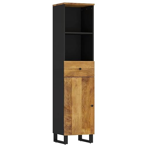 Juego de muebles de baño columna de madera de mango auxiliar de 160cm 3