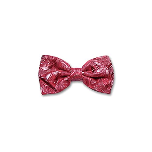 Nœud papillon soie rose Victoria Robert Charles motifs d'Italie