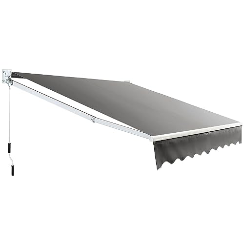 🍦【Fornisce Ombra con un Angolo Regolabile】La tenda ampia protegge dai raggi solari. Inoltre, si può regolare l’angolo tra la tenda e il muro tra 40 e 100° a seconda di come preferisci l’ombra.