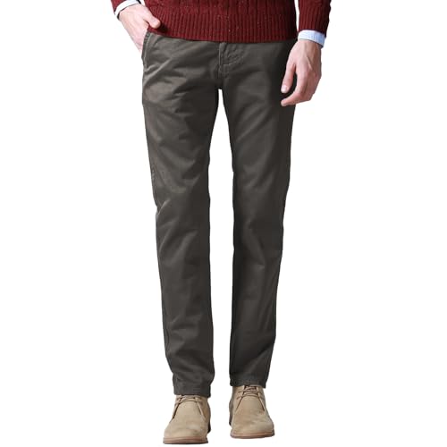 Image of Match Mens Regular-Fit Casual Flat Front Chino Pants