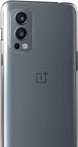 Image of NISHTECH for OnePlus Nord 2T 5G (2022) Premium Transparent Hybrid Soft Slim Dust Proof Back Case Cover Silicone with Camera Protection