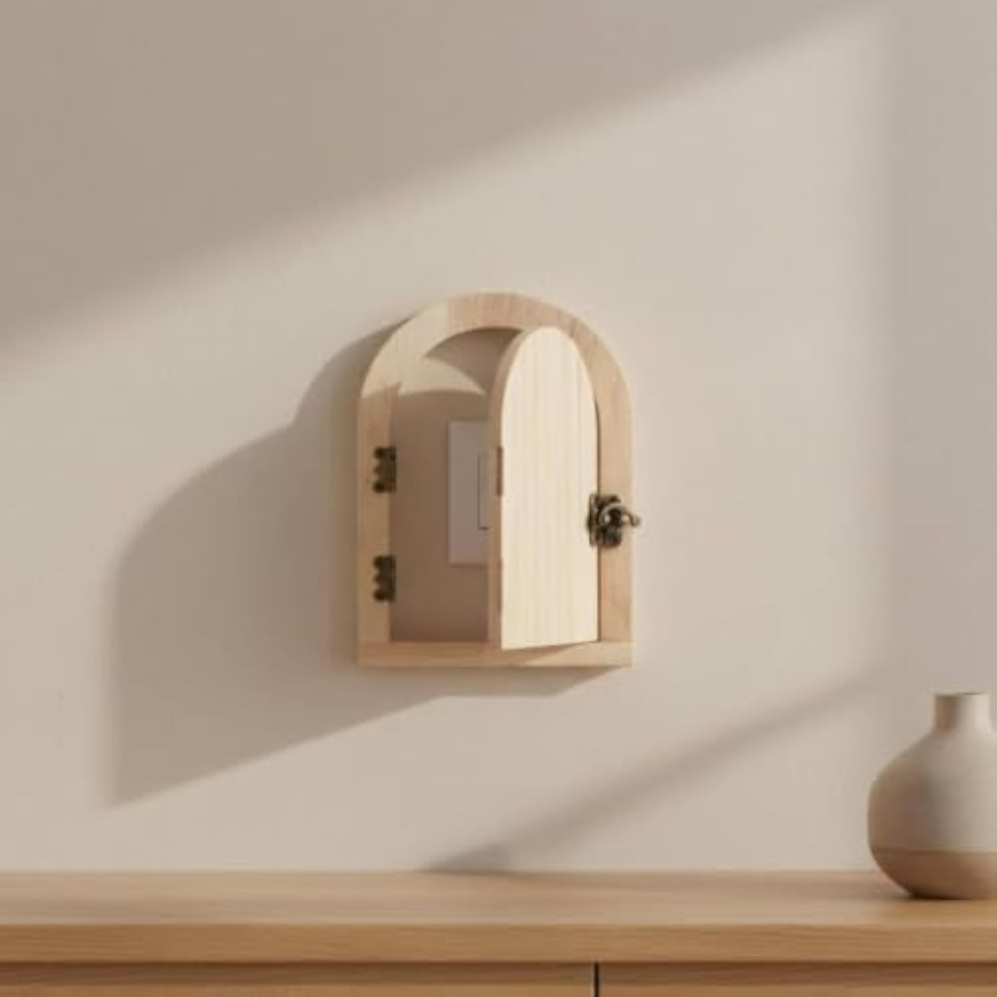 Wooden Light Switch Cover Natural Material