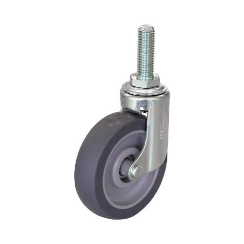 TRUSCO 省音キャスター 自在Φ75 エラストマー車 TYEFT-75ELB