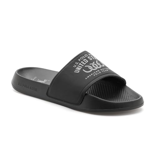 Image of U.S. POLO ASSN. Mens Toni |Stylish Slider Flipflops For Man