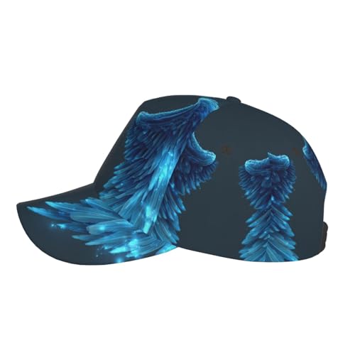 Gorra de Béisbol Azul con Alas Brillantes para Hombre y Mujer miniatura 5