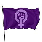 drapeau national Drapeaux de féminisme avec bannière de féminisme violet 90x150cm cadeau de fierté personnalisé décoration de la maison