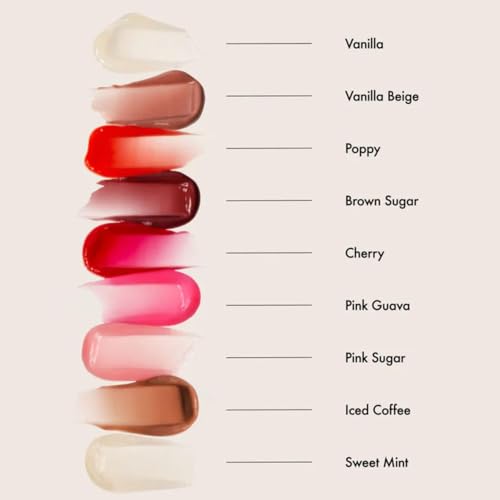 Image of Summer Fridays Lip Butter Balm - Moisturizing Lip Gloss for Instant Shine + Sheer Color - With Nourishing Shea Butter - Everyday Makeup + Skin Care Summer Essentials - Toasted Marshmallow (.5 Oz)