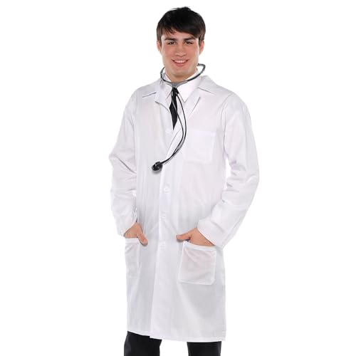 Doctor Coat for Adults (1 Pc.) - Perfect for Role Playing Dress-Ups or Costume Party Accessory