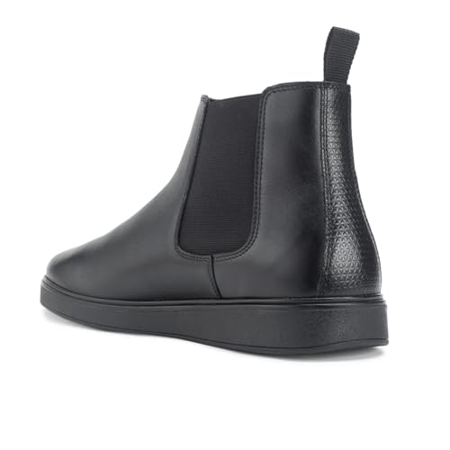 Image of Thomas Crick Men's Genuine Leather Chelsea Boots - Slip-On Dress Boots with Elastic Gusset, Ortho Footbed & Lightweight Anti-Slip Sole for Casual or Formal Wear