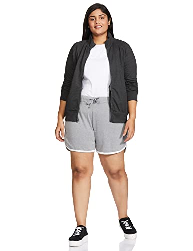 Image of Amazon Brand - Symbol Women's Cotton Blend Regular Fit Lounge Shorts (Pack of 2)