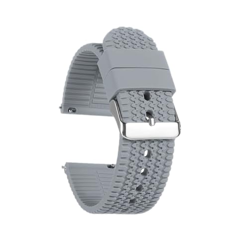 LYBELIRH 18mm 20mm 22mm VREHb`Xgbv NCbN[XEHb`oh ZCR[uXbgΉ \tgX|[c ho[XgohANZT[(Grey,20mm)