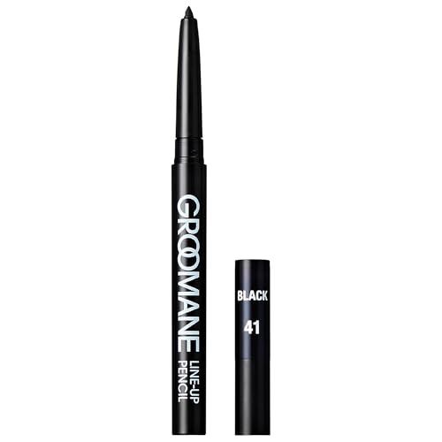 RED Pro GROOMANE Barber Line Up Pencil – Retractable Hairline & Beard Outline Pencil for Edge Ups, Eyebrow Mapping & Mustache Shaping, Waterproof & Sweatproof, Men Grooming (Black, 1 Count)