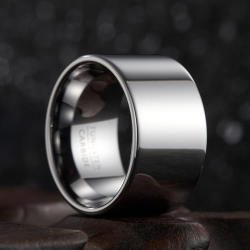 1 Men's Classic Luxury Big Thumb Finger Tungsten Steel Ring Domineering Wide 14mm Smooth and Comfortable Trendy Men's Cool Ring Jewelry3