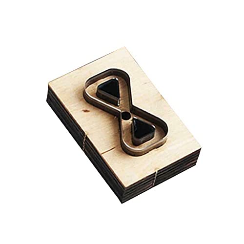 None Brand Multh-Purpose DIY Wooden Die Cutting Leather Mold Tool, Used for Leather Bag Strap Manufacturing and Manual DIY Leather Craft (S)