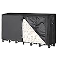 Himal Outdoors Firewood Racks Cover Log Rack Waterproof Firewood Cover Fit 8FT Wood Rack