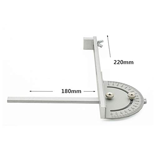 Homesen Mini-serra circular de serra circular com ranhura em T calibre de esquadria diy régua de âng