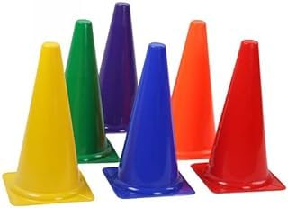 Elevate Your Training Event with This Sports 6 inch Cone Marker (Pack of 12) Cone Marker for Field Marking (Multicolor)-image-46