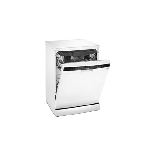 Siemens SN23HW00ME iQ300, Lavavajillas Libre Instalación, 60 cm., 14 servicios, HomeConnect, Display+teclas, Bandeja para cubiertos, Blanco, Lanzamiento 2023