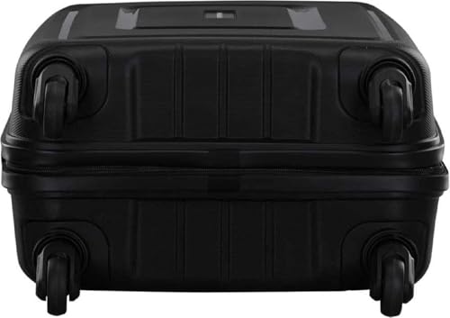 Image of Aristocrat Storm NXT PP Spinner Check-in 75 Cm(Large) 4 Wheels Trolley Bag | Hard Case Luggage, Lightweight Bag with Combination Lock & Robust Trolley with 7 Years Warranty (Black, Large 75 cm)