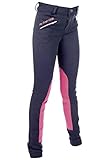 [page_title]-HKM Reithose -My First HKM-, dunkelblau/Dunkelpink, 128