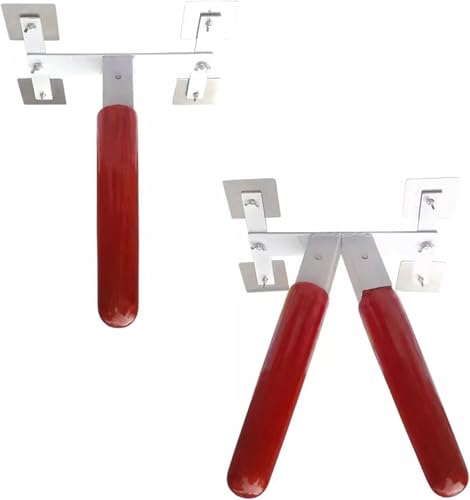 FOELANNE Portátil Wing Chun Brazo de Resorte, Wooden Dummy Training Equipment, Martial Arts Training Wood Man Pile Wall-Mounted, Household Dummy Exercise Tools