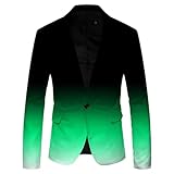 ZEMALON Men Suit Men Digital Printing Fashion Suit Jacket Men Banquet Prom Trend Longsleeve Suit Men Youth Classic All-Match Suit A-22 XXL