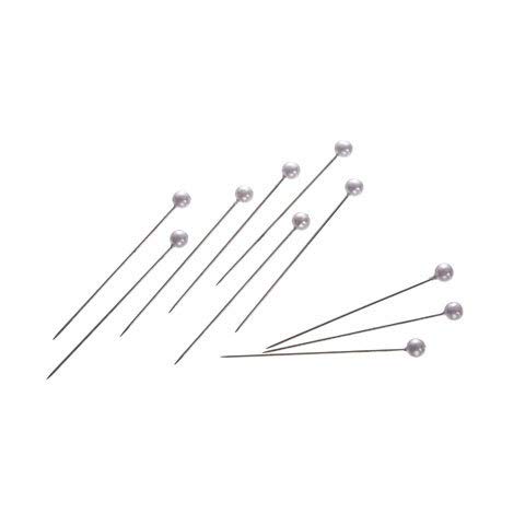 Corsage Pins Round Head, Pearlized 2 In, 144 pcs