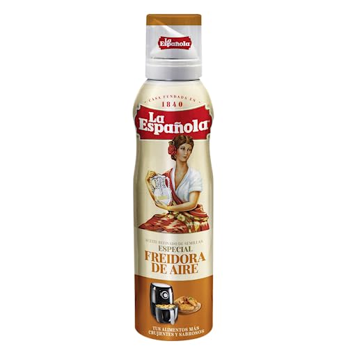 LA ESPAÑOLA - Aceite Spray Freidora de Aire. Pulverizador Aceite Semillas 200 ml