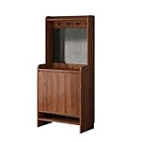 Espace de stockage optimisé : L’ensemble de garde robe d’entrée offre un rangement généreux avec des crochets robustes pour suspendre vêtements, chapeaux et écharpes. Ce meuble porte manteau entrée maintient votre vestiaire d’entrée impeccable et ordonné