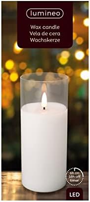 Miniatura 2 de Kaemingk International Vela blanca cálida sin llama de 7"