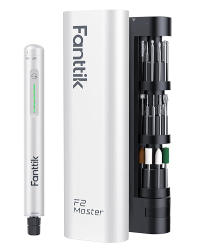 Fanttik F2 Master ミニルーター セット コードレス リューター 25000RPM 5段階変速 ブラシレスモーター搭載 35点ビット付 2.3mm軸 磁気収納ケース 彫刻 研磨 穴あけ 3Dプリント仕上げ DIY 軽作業 ホワイト