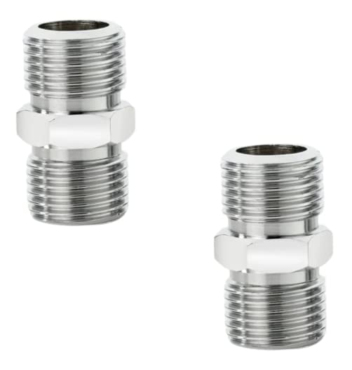 KINIK CP Brass Hex Nipple 1/4 Inch to 1/4 Inch Male Threaded for connecting two Threaded Pipes or fittings(Pack of 2) (B09SB3GNDP) Amazon Price History, Amazon Price Tracker
