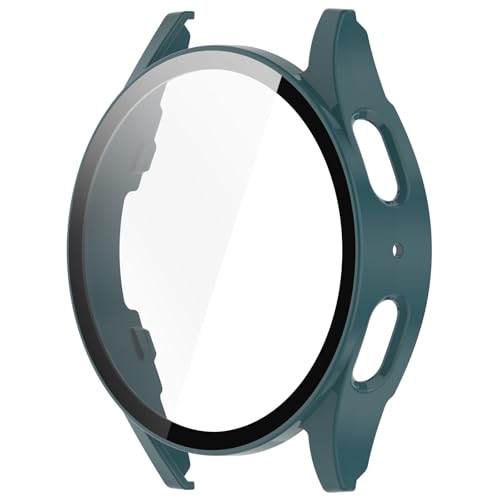 Image of Oboe Screen Protector PC Case 40mm Cover 'Compatible with' Samsung Galaxy Watch 7 40mm Watch (Green) [Watch NOT Included]
