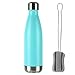 Termos, sportowa butelka termiczna, szklana kolba próżniowa, butelka na wodę 500 ml, butelka sportowa, przezroczysta butelka na wodę, miła butelka na wodę, kolor niebieski, 40 ml