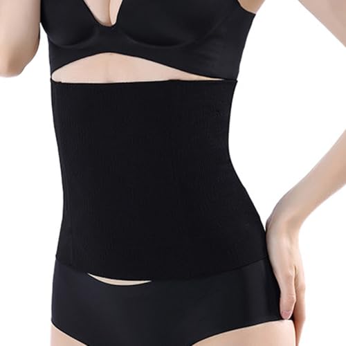 YUNGLOO Corset invisible pour femme - Haute compression - Contrôle abdominal - Ceinture gainante pour un usage quotidien - Ceinture de contrôle abdominal invisible, Noir , S