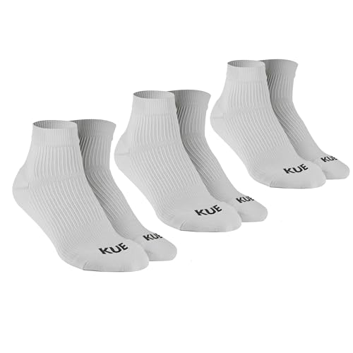 Image of KUE Compression Ankle Socks For Men & Women I Improved Blood Circulation, Pain Relief, Daily Use, Running & Sports, Premium Fabric, Moisture Wicking I Ankle Length Sports Socks