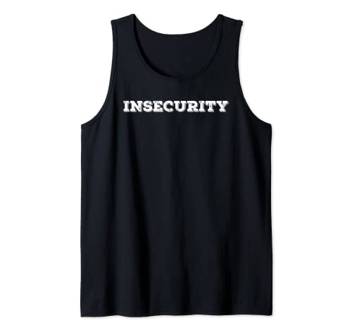 Idea de regalo divertida para oficial de guardia de seguridad de INSEGURIDAD Camiseta sin Mangas