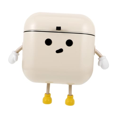 Caneca de basura colgante rectangular beige