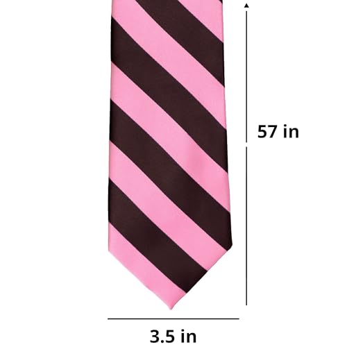 Image of tiemart Men's Striped Tie Standard Length