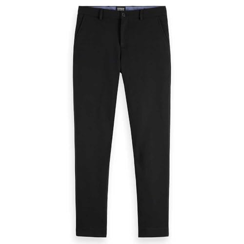 Scotch & Soda Mott Knit Chino - Slim Fit, Off White Melange 101, Bundweite: 84 cm, beinlänge: 81 cm