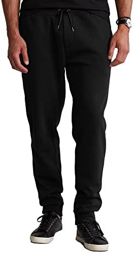 Polo Ralph Lauren Big&Tall Double Knit Jogger Sweatpants (Black, 4XB)2