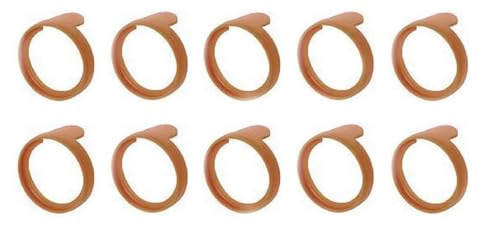 (10 Pack) NEUTRIK PXR-1 Brown ID Rings for Neutrik PX Series 1/4