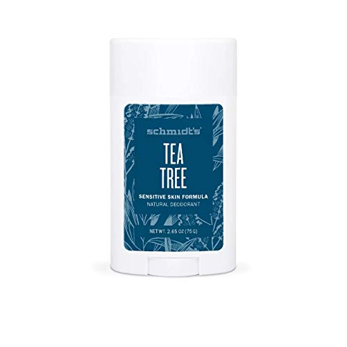 Schmidt's Tea Tree Aluminum-Free Natural Deodorant Stick for Sensitive Skin - 2.65oz