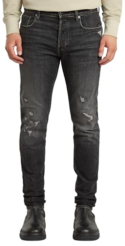 G-STAR Men's Jeans, Azul (Worn In Black Metal Restored 51001-d497-h101), 36W x 36L