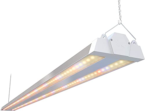 FREELICHT 1 Pack 4ft LED Grow Light , 60W(220W Equivalent), Sunlike Full Spectrum Integrated Plant Light for Hydroponic Indoor Plant Succulent Seedling Veg and Flower, Plug in with On/Off Switch