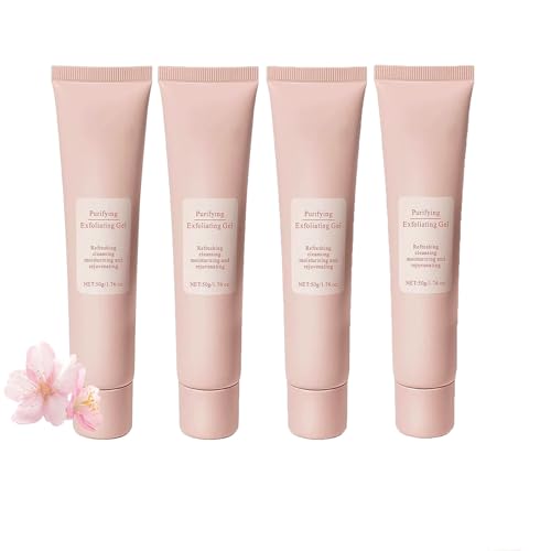 Purifying Exfoliating Gel for Face Body - Suave limpiador facial hidratante, gel exfoliante de limpieza profunda para eliminar la suciedad, la piel muerta del aceite, adecuado para todos los tipos de