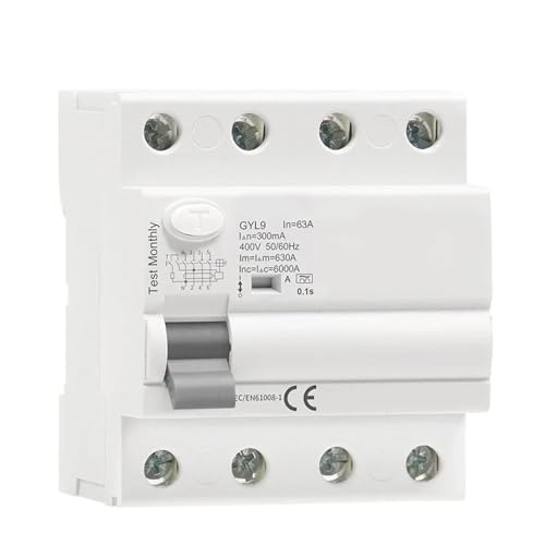 Interrupteur différentiel 63A Type A pour sécuriser votre borne de recharge et vos appareils