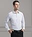 Long Sleeve Dress Shirts for Men - Regular-Fit Casual Button-Down Shirt with Pockets (Medium, Striped Black)